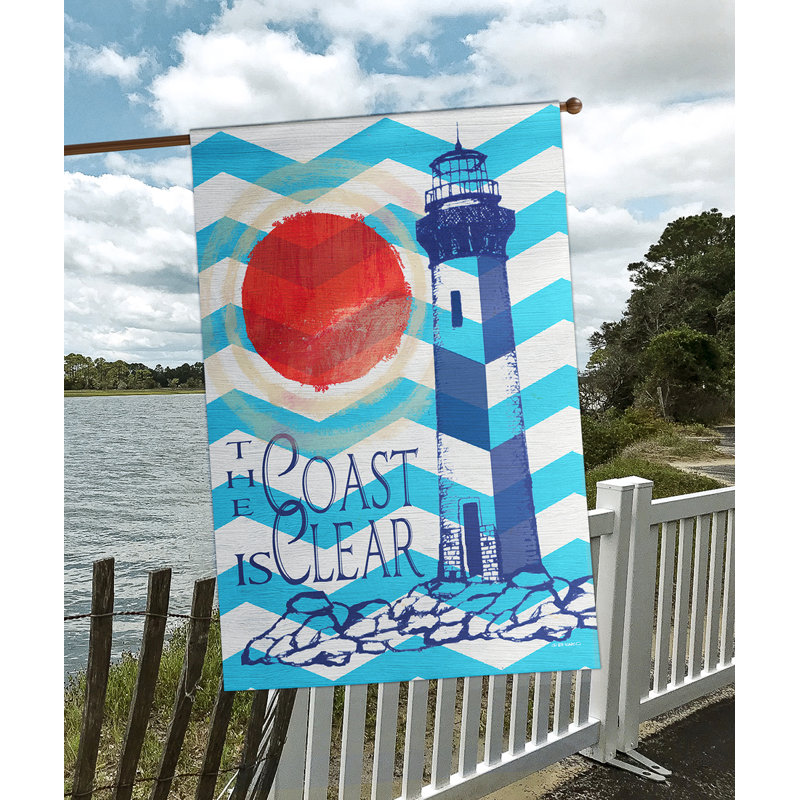 Drapeau de jardin extérieur en nylon à 2 côtés, H 44 po x l 30 po