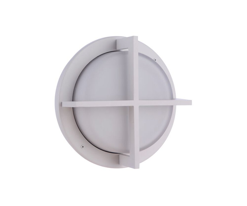 Cloison ronde, H 2,78 po x l 8 po x P 8 po, Blanc