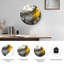 "Forest Sunrise", horloge murale en verre-1657609305