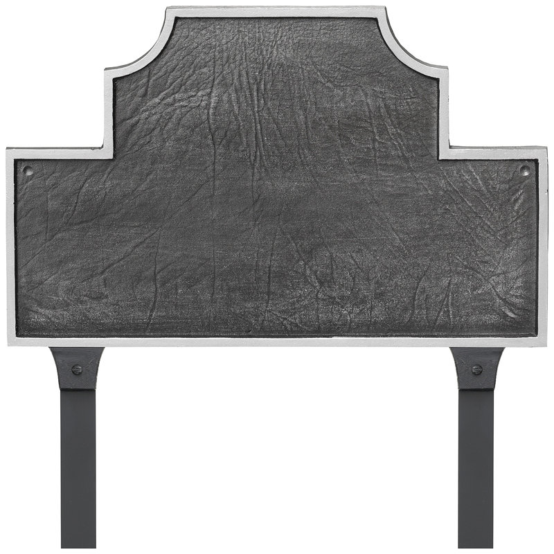 Plaque d'adresse Beckford, Fer suédois / argent, Oui