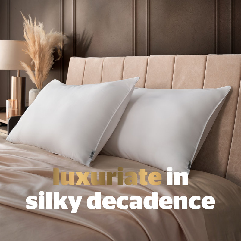Silentnight Prestige Collection Sumptuous Silk Pillow Pair