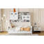 Lit japonais en bois avec lit simple et armoire de rangement intégrée-1386940891-1386940888