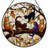 7.8"H Cats Tree Stained Glass Window Panel-461229168