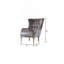 Chaise moderne taupe-64769120
