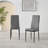 Edzard Chrome & White High Gloss Dining Table Set with 4 Luxury Faux Leather Dining Chairs-525531521