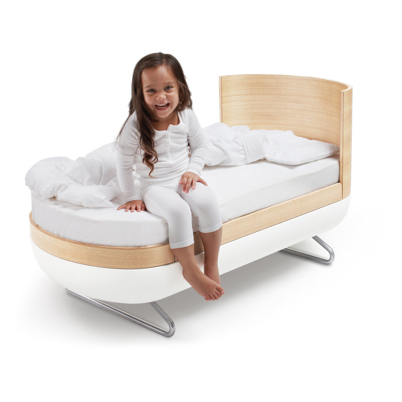 Lit de bébé convertible 2-en-1 Pod avec ensemble de conversion pour lit junior