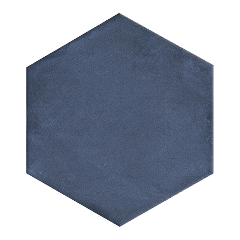 Chromatica 6" Hexagon Porcelain Wall and Floor Tile, Blue