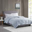 Couverture légère en duvet synthétique avec garniture en satin bleu double / grand-118023342-118023344