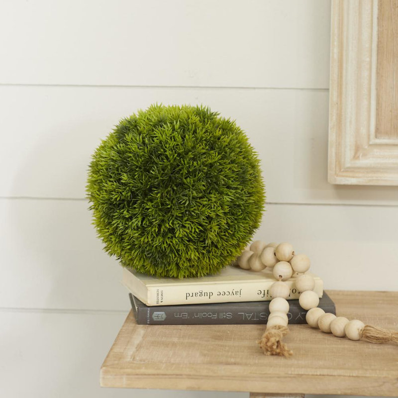 Faux Foliage Topiary Green Artificial Foliage Ball