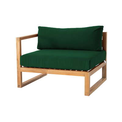 Méridienne d'extérieur en bois de teck Predag