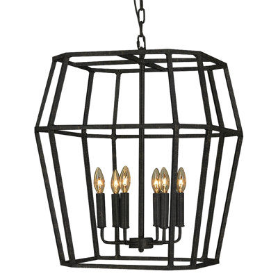 Paris 6 - Light Lantern Geometric Chandelier