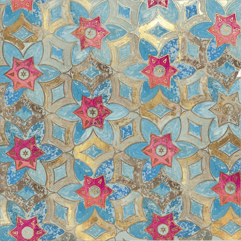 «Boho Tile I» par Aimee Wilson, art mural encadré