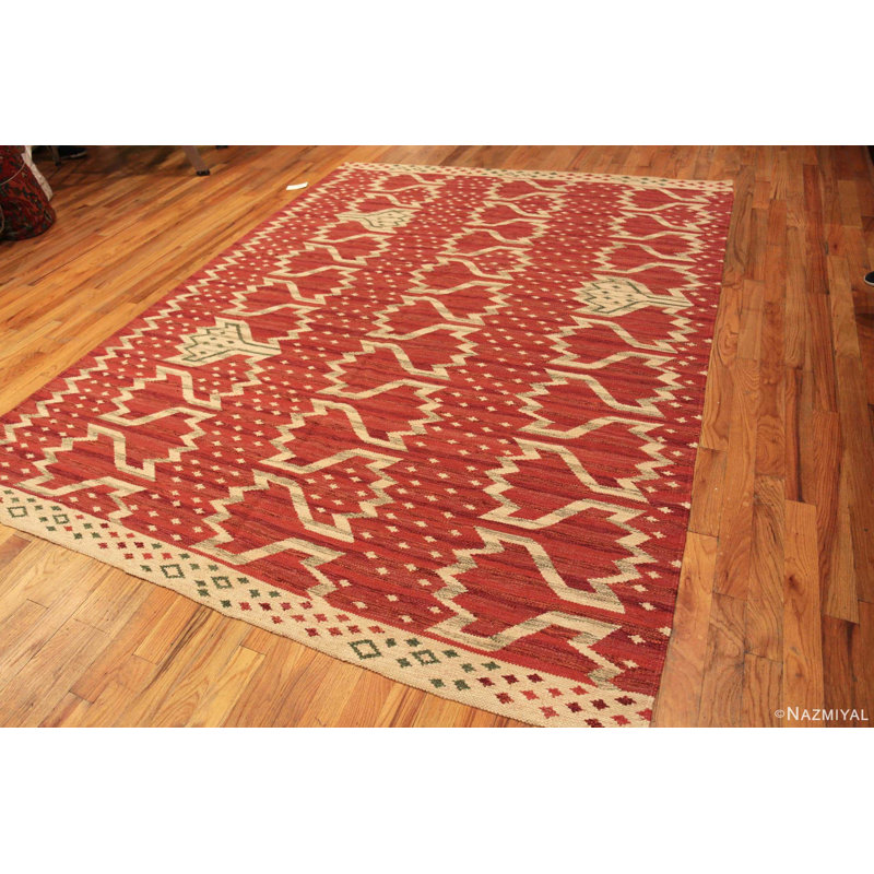 One-of-a-Kind 8'1" X 10'2" Flatweave Area Rug