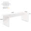 Bureau d'ordinateur industriel en bois manufacturé 2 personnes l 78,74 po Carren-1589498508