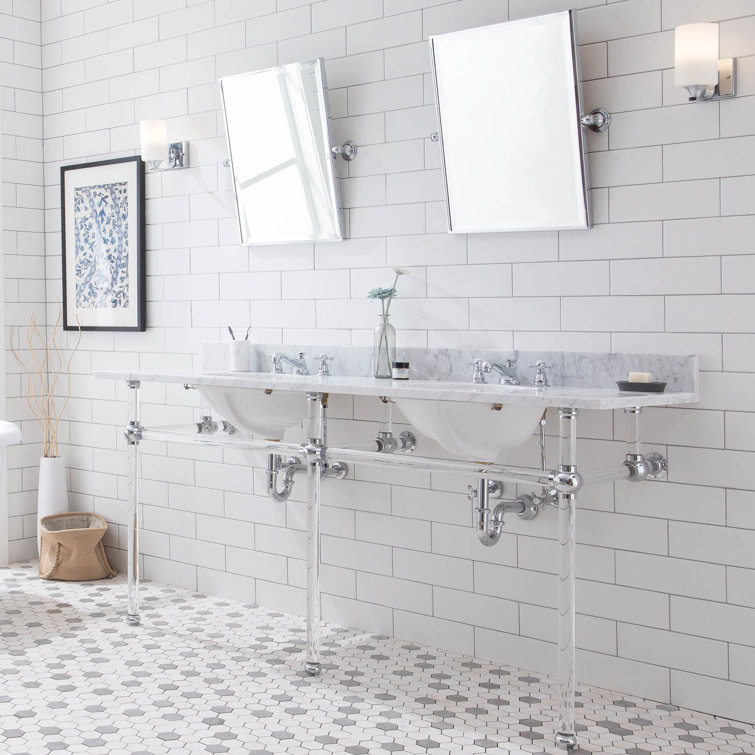 Etta Avenue™ Ellie 22'' Marble Oval Bathroom Sink with Faucet and Overflow