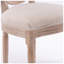 Ensemble de 2 chaises de salle à manger en bois massif l 19,69 po x P 16,93 po x H 37,8 po Court