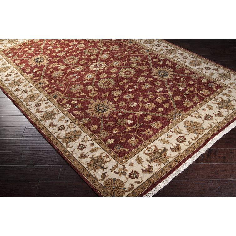 Derosier Wool Oriental Indoor Rug