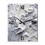 Horloge murale abstraite gris et crème Harmony In Chaos II-122735556