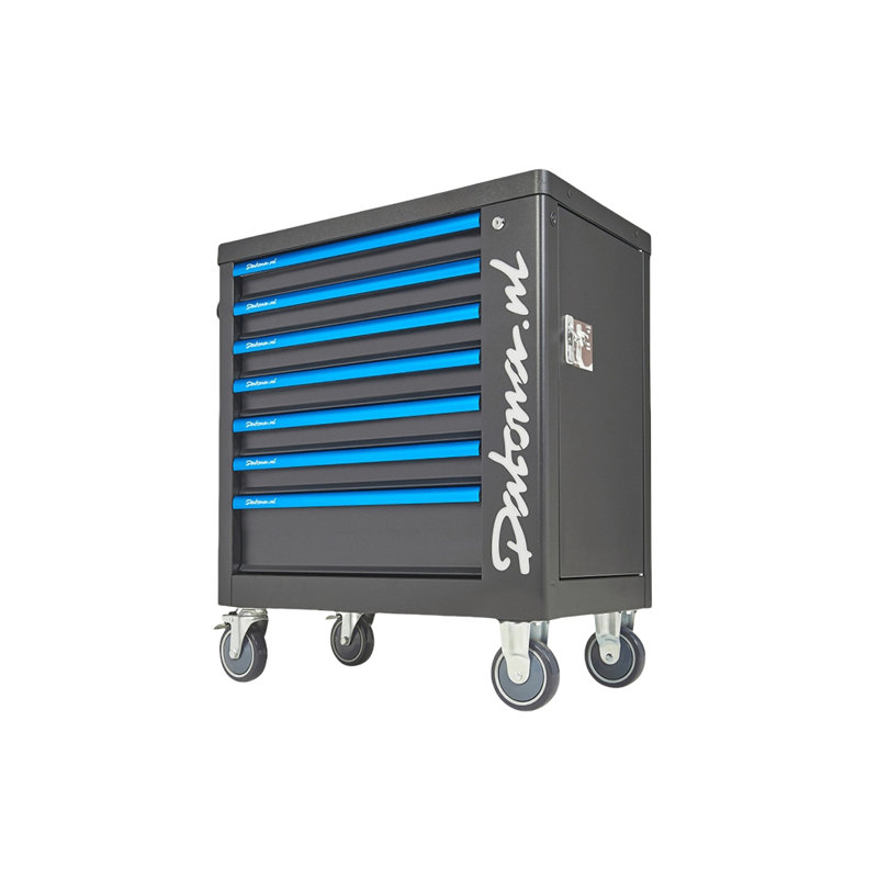 Chariot multi-outils noir avec roues