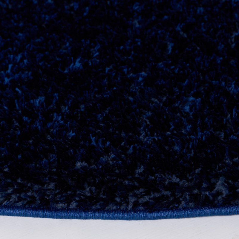 Tapis bleu marine Power Loom, Rectangle 9 pi x 12 pi