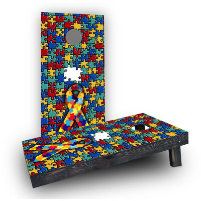 Autism Awareness Cornhole Boards