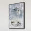 « cat outline »-cadre de cadre flottant, reproduction d’art sur toile-21042636