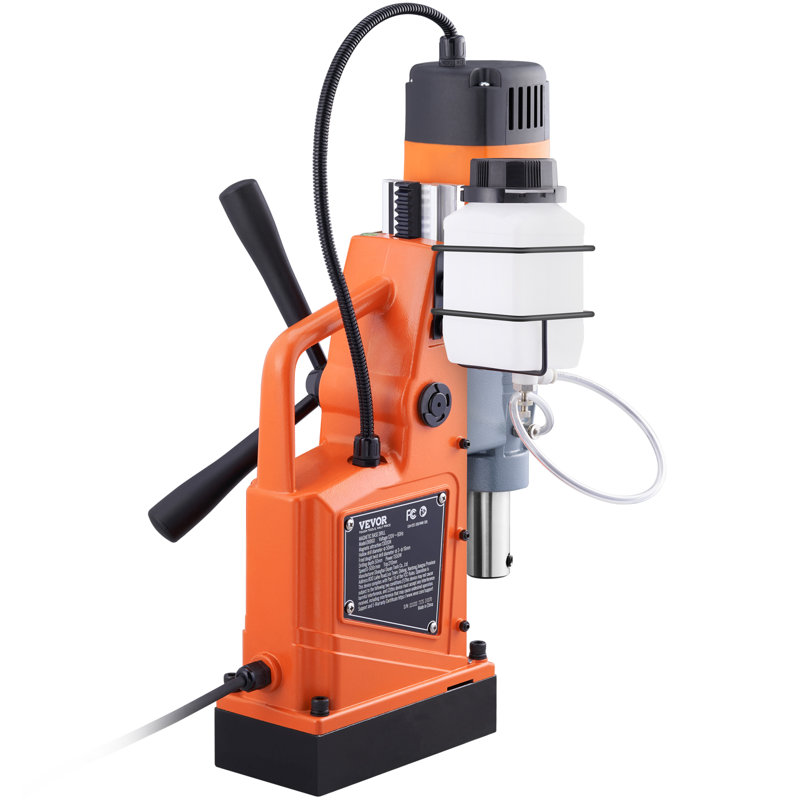 Perceuse magnétique, 1550W 2 po de diamètre ennuyeux, 2922lbf / 13000N 500 tr / min portable