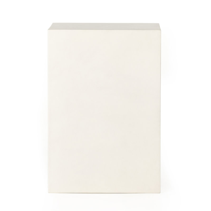 Parish Outdoor Side Table, White