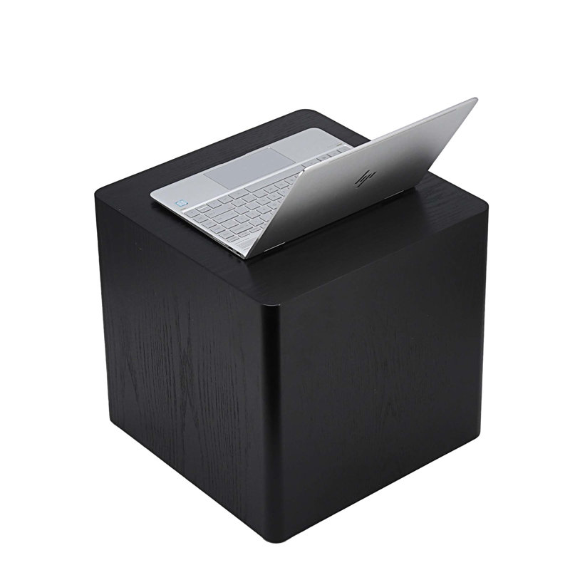 Table basse gigogne Josslyn, H 14,96 po x L 15,74 po x l 15,74 po, Noir