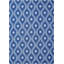 Tapis intérieur / extérieur bleu marine Bertran-22807993