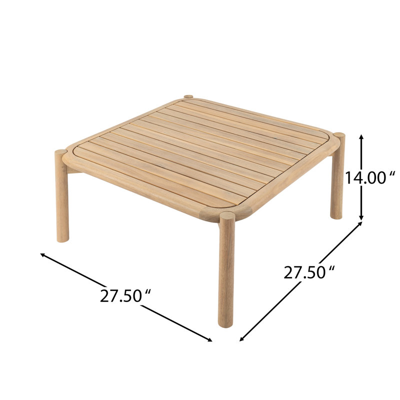 Table basse d'extérieur Casper