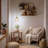1-Amber glass round dimmable pendant light