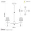 Quade 4 - Light Shaded Chandelier-32468410