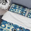 Blue Beige Modern Circles - Ensemble de housse de couette moderne-109149089