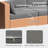 Outsunny Wicker Patio Couch, PE Rattan 3-Seat Sofa, Outdoor Furniture With Deep Seating, Cushions, Steel Frame, Sand-787978382