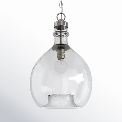 Rochester Single Light Glass Dimmable Pendant