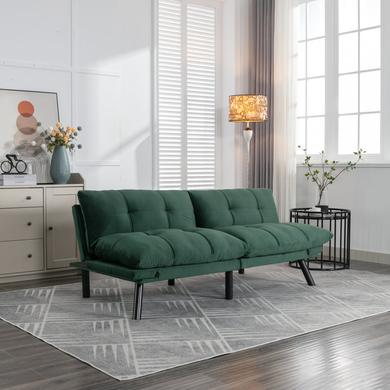 Canapé-lit pliant convertible Modern Canapé Emerald, Émeraude