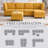 Modular Sectional Sofa,convertible Sectional Couches With Storage Ottoman,u Shaped Sectionals For Living Room Apartment-177257998