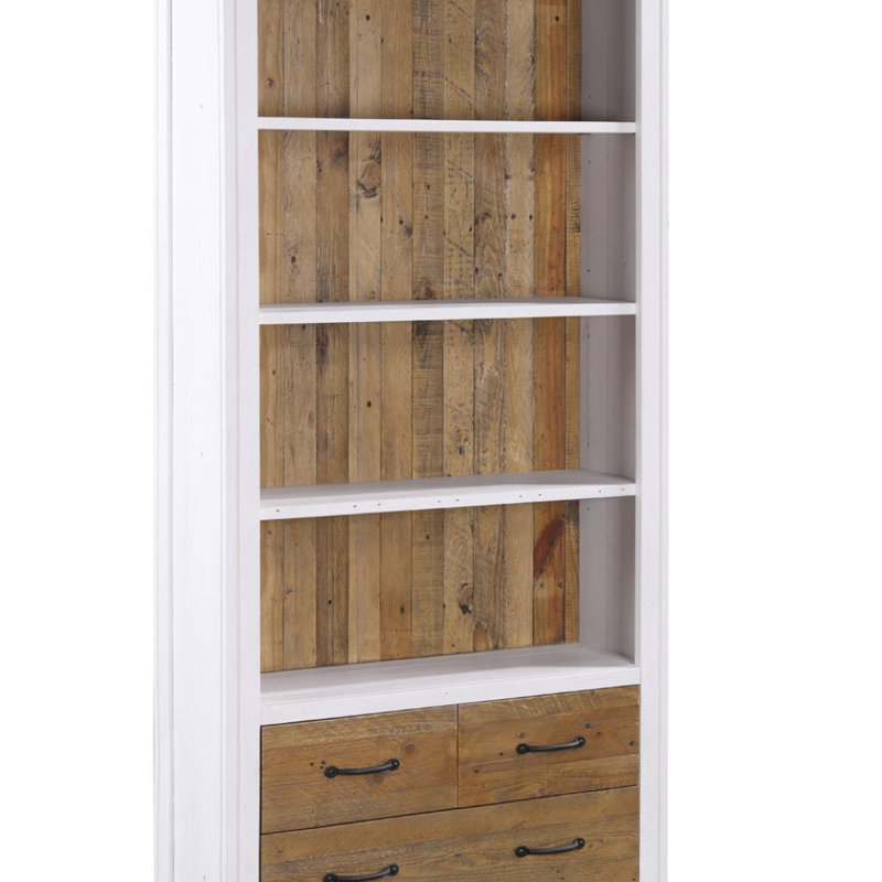 Anberlin 180cm H x 90cm W Solid Wood Bookcase