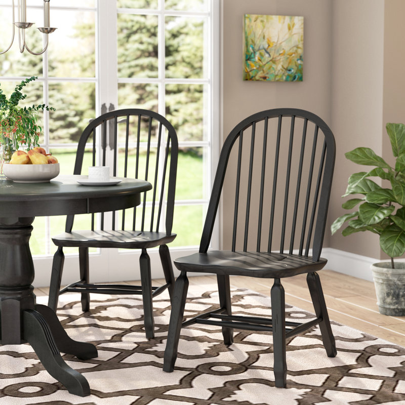 Chaise d'appoint Makira Windsor, Noir