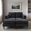 Chaise longue moderne à combinaison libre avec accoudoirs à double couche-322432481