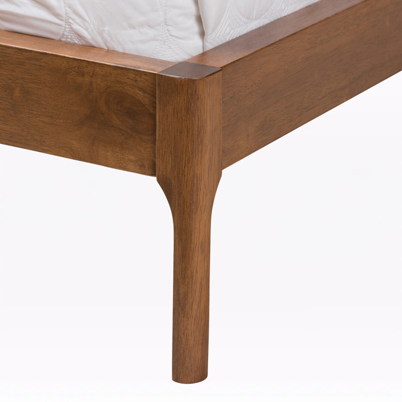 Ellerman Wingback Mid-Century, King Bed, Gray, 81.69'' W X 86.61'' L X 46.06" H, King, Gray