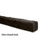 Poutre en faux bois taillée à la main 5 po x 5 po x 153 po-75145747