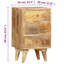 Trawalla 30cm W Solid Wood Bedside Table