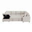 Canapé-lit modulaire en L 84,7 po Chenille-1061527199