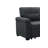 Lucca 84"W Dark Gray Fabric Reversible Sectional Sleeper Sofa Chaise With Storage-1251610500