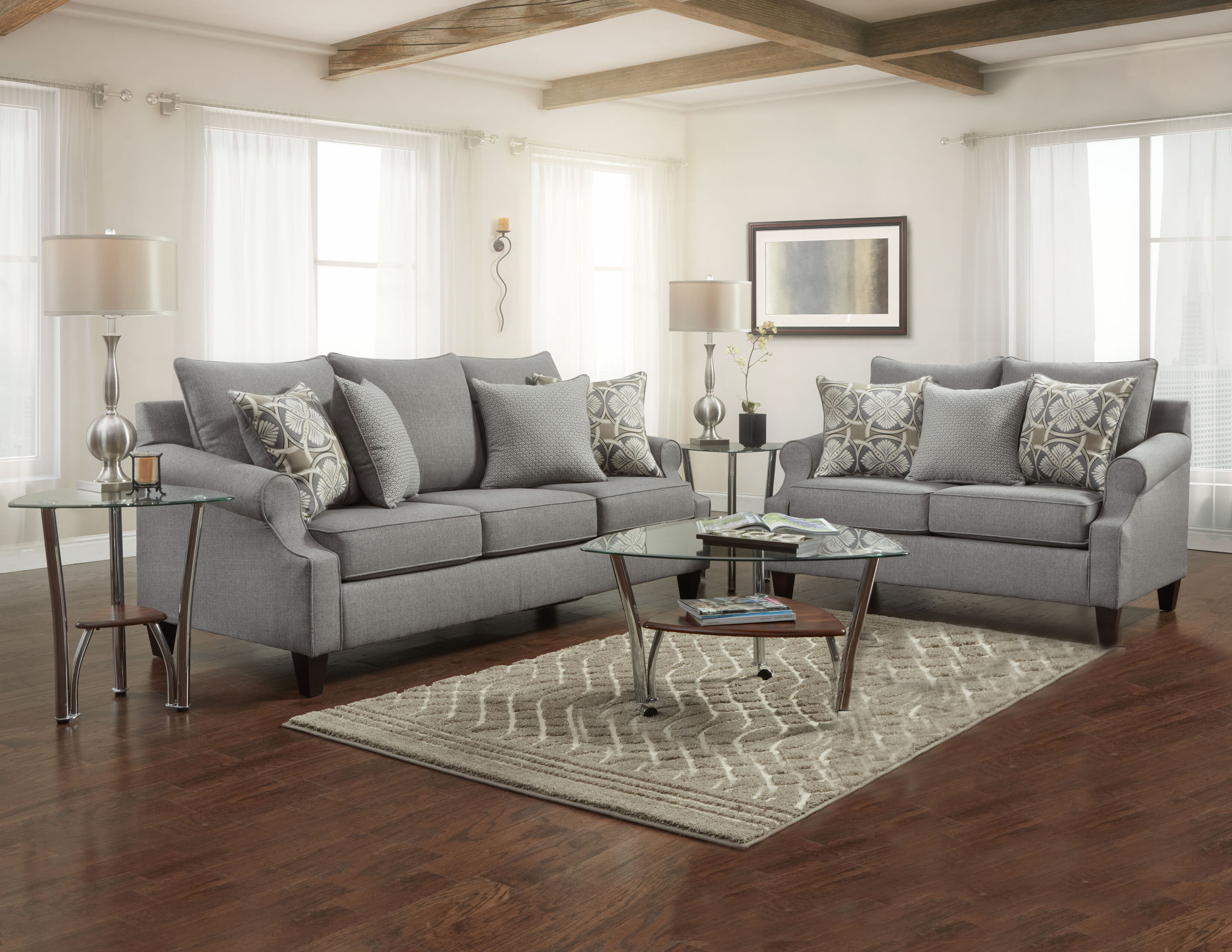 Latitude Run® Jaeden Configurable 2 Piece Living Room Set | Wayfair
