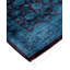 Tapis bleu noué à la main de conception unique Holsworth - bleu