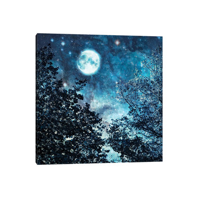 Blue Moon - Wrapped Canvas Print