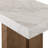 Ingham Console Table-White Carrara Marble